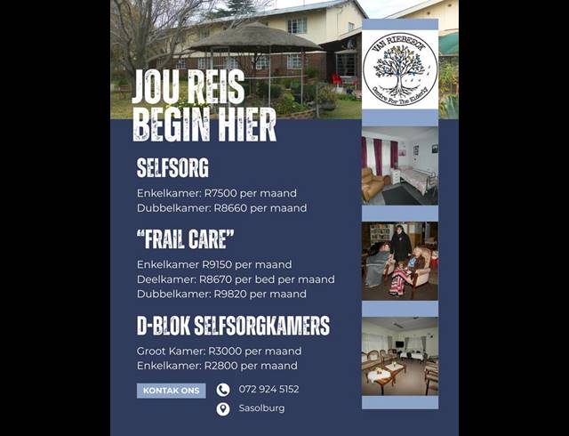 0 BEDROOM PROPERTY TO RENT IN SASOLBURG